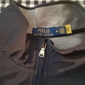 UNISEX Polo by Ralph Lauren Navy Blue/Grey Pullover